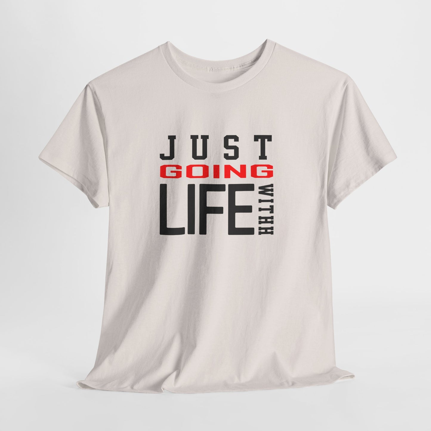 Just Going With Life Premium Aesthetic Minimalist Tee
