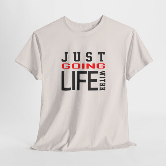 Just Going With Life Premium Aesthetic Minimalist Tee