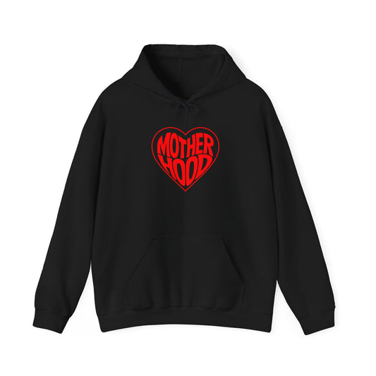 Motherhood Heart Hoodie – Cozy Love for Moms