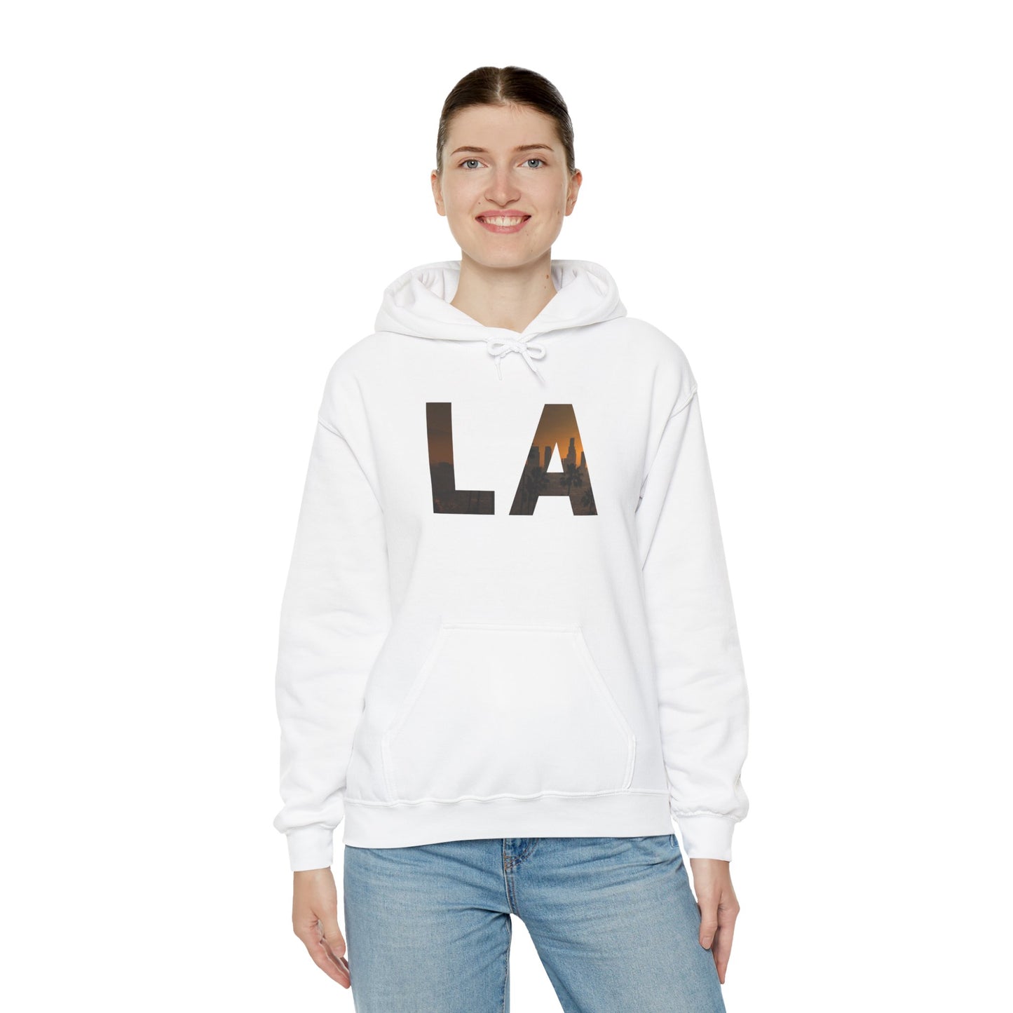 LA Graphic Hoodie – Unisex Streetwear Sweatshirt by Dripp’N Gear, Cozy Everyday Fashion Gift