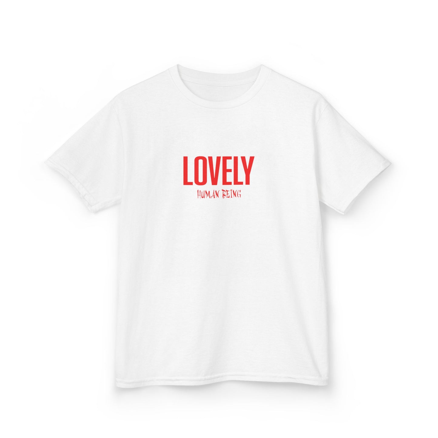 Lovely Human Being Kids Tee – Cute & Positive
