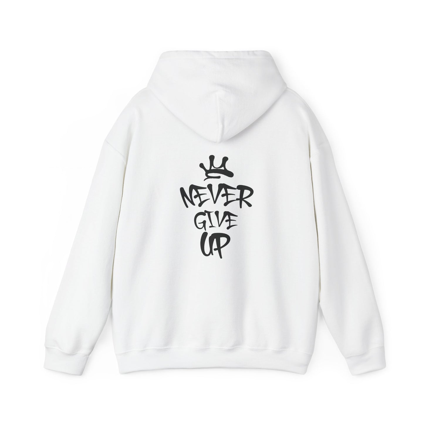Never Give Up Motivational Hoodie
