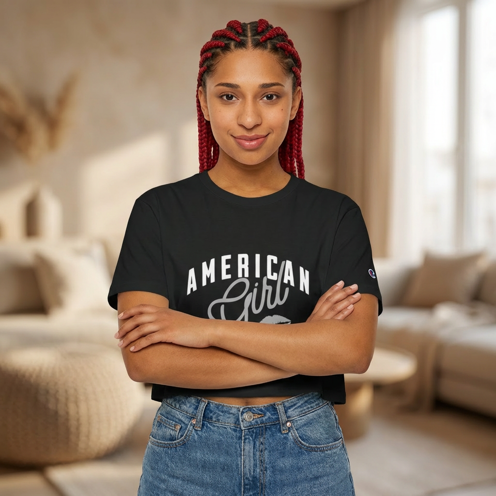 Champion American Woman Heritage Cropped Tee