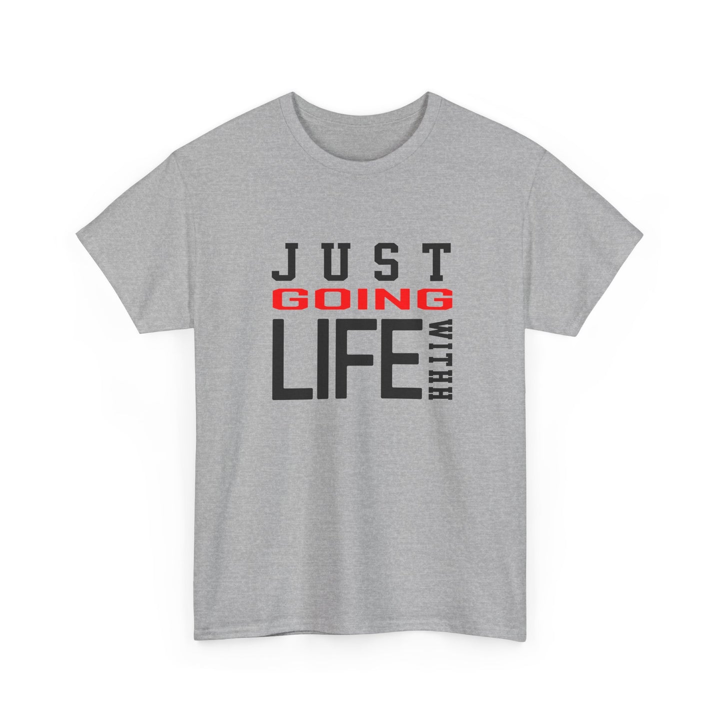 Just Going With Life Premium Aesthetic Minimalist Tee