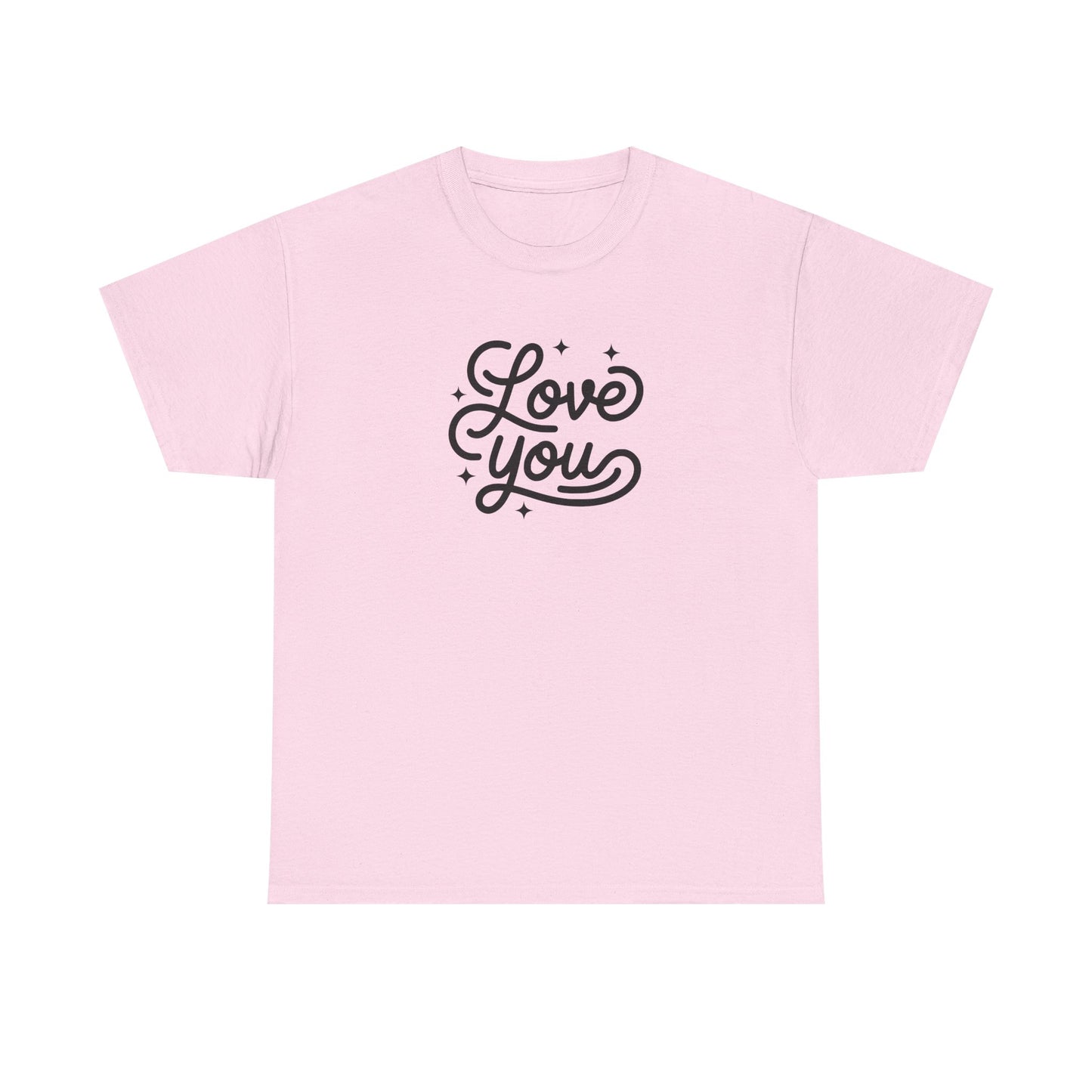 Love You Tee – Bold, Soft, Everyday Romance