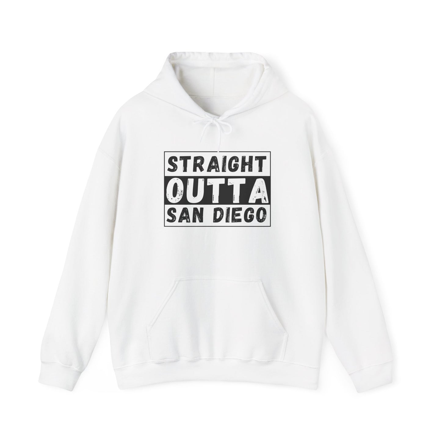 Straight Outta San Diego Hoodie — San Diego Graphic Pullover