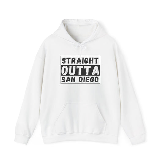 Straight Outta San Diego Hoodie — San Diego Graphic Pullover