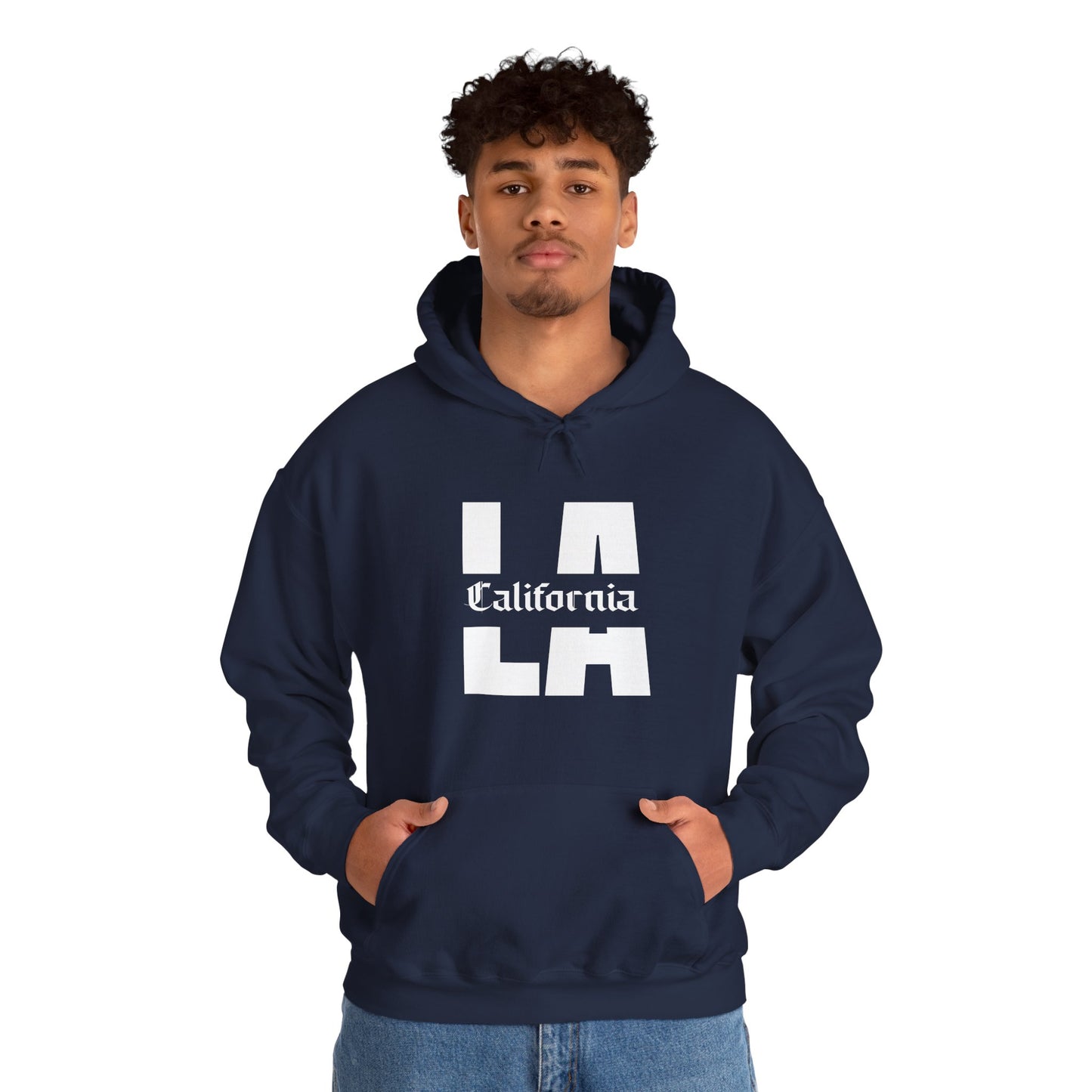 LA California Retro Block Hoodie