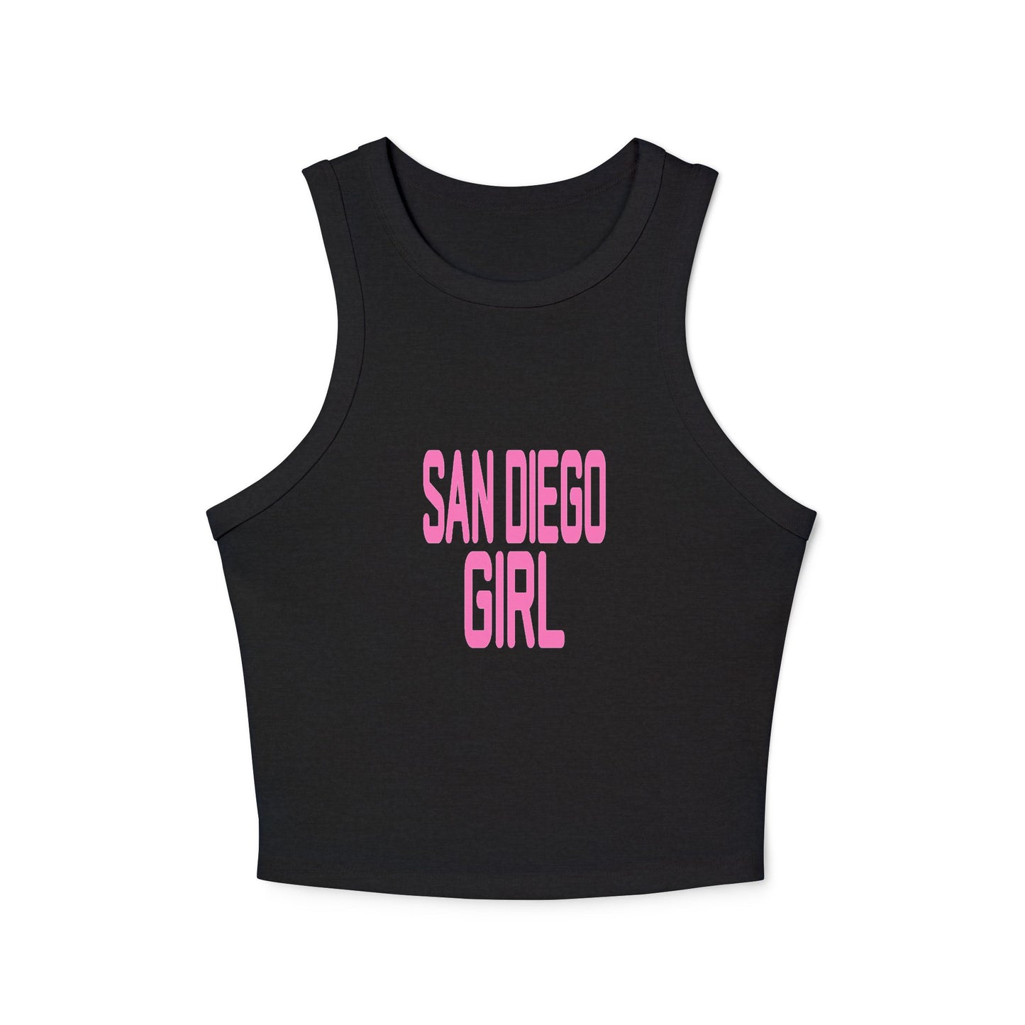 Tank Top - San Diego Girl Women's Micro Rib Racer