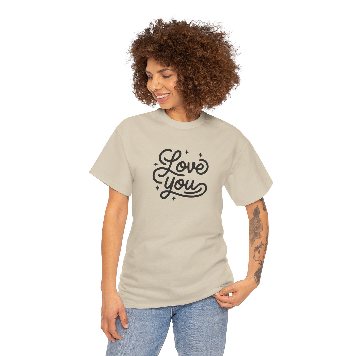 Love You Tee – Bold, Soft, Everyday Romance