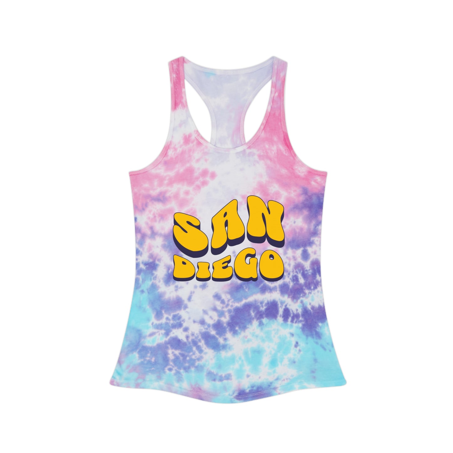 San Diego Tie Dye Racerback Tank Top