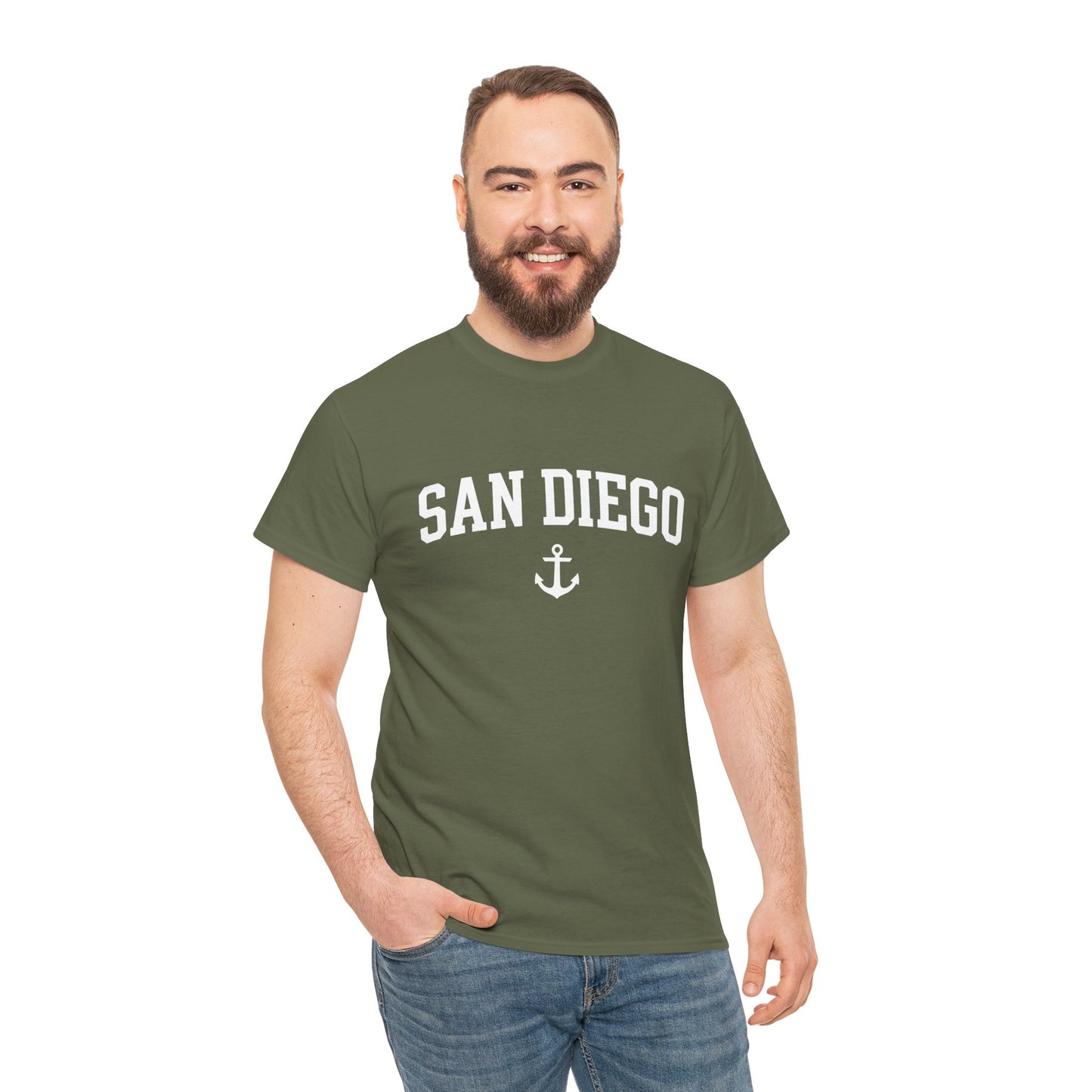 Maritime Heritage: San Diego Anchor Premium Boxy Tee