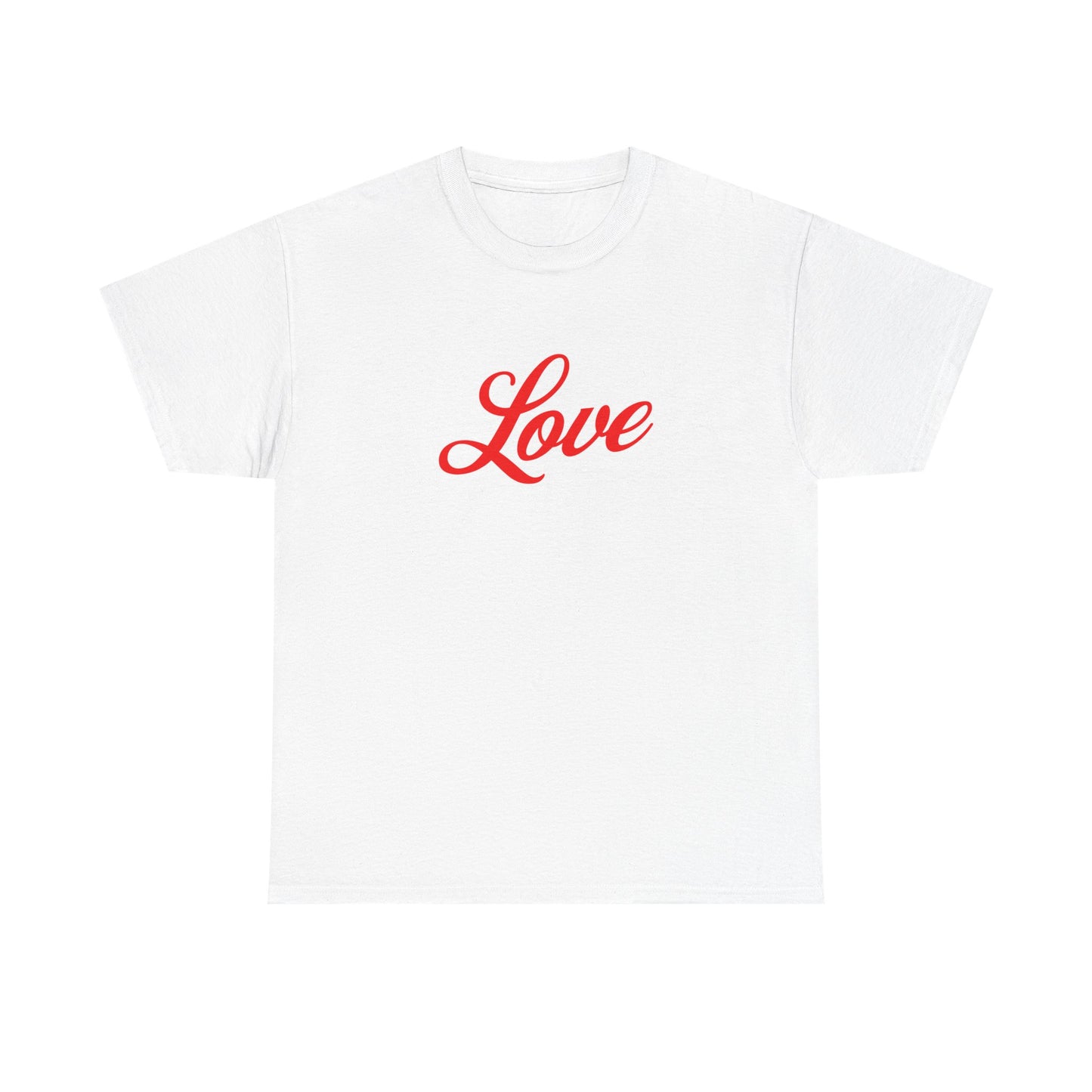Minimal Love Graphic Tee — Simple Heart Design for Everyday Wear