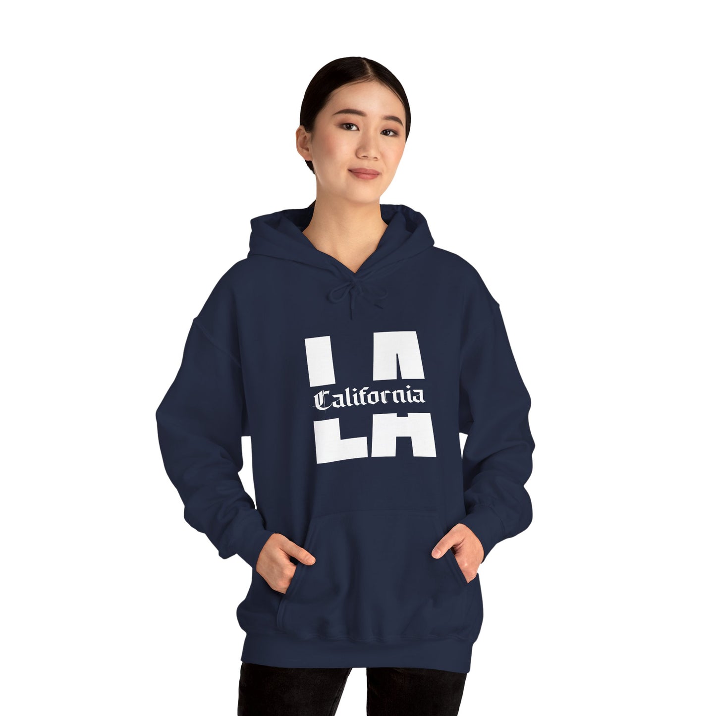 LA California Retro Block Hoodie
