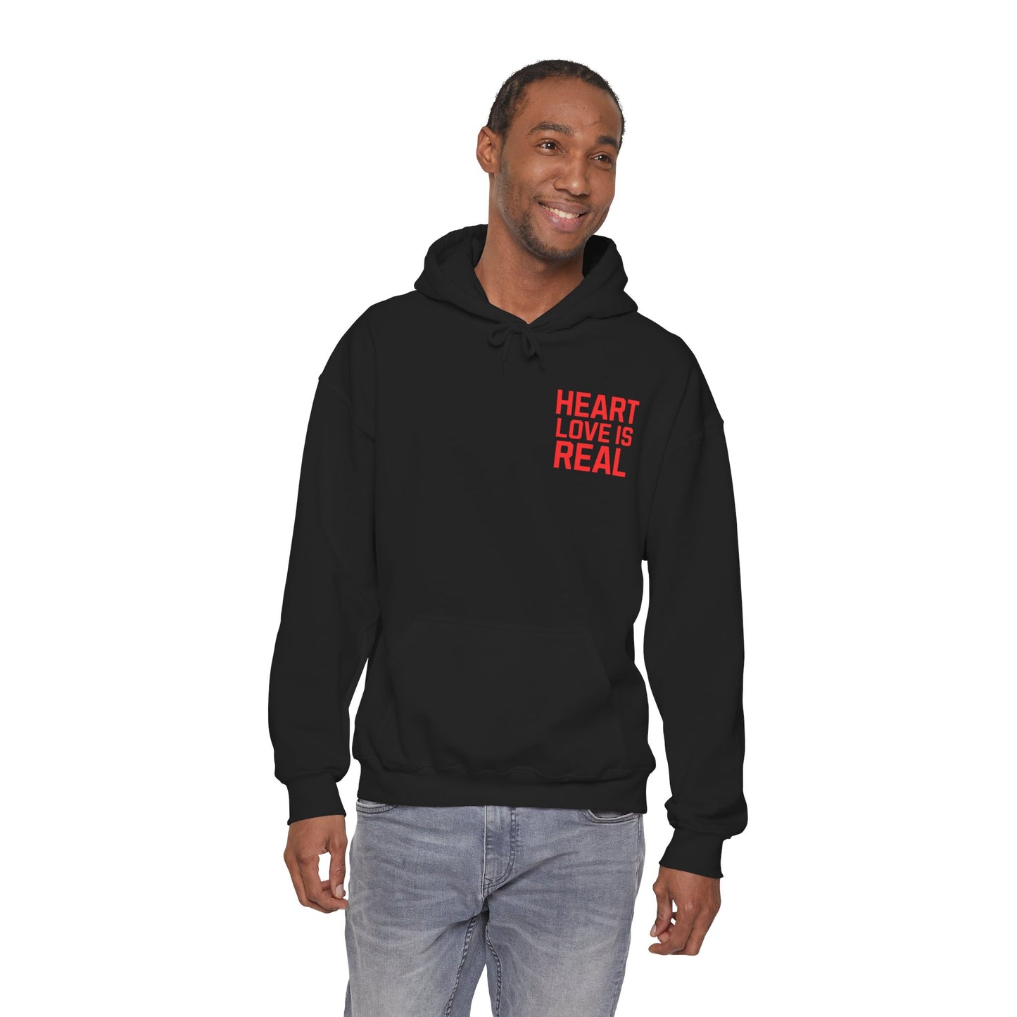 Heart Love Is Real Hoodie