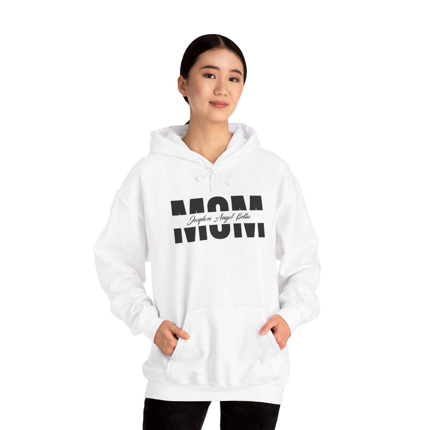 Mom with Kids Names Hoodie - Unisex