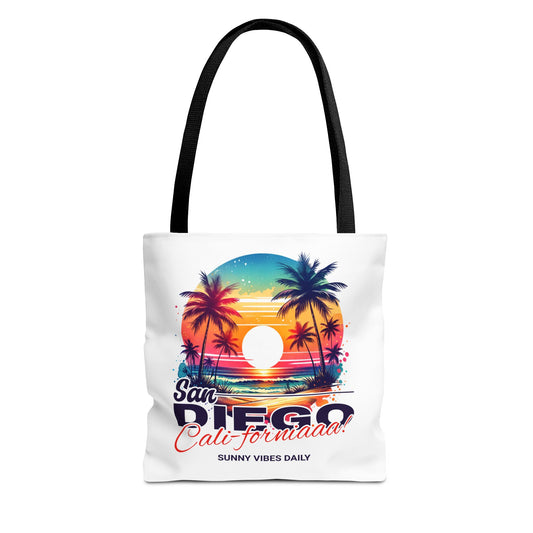 Sunny Vibes Tote Bag - San Diego California