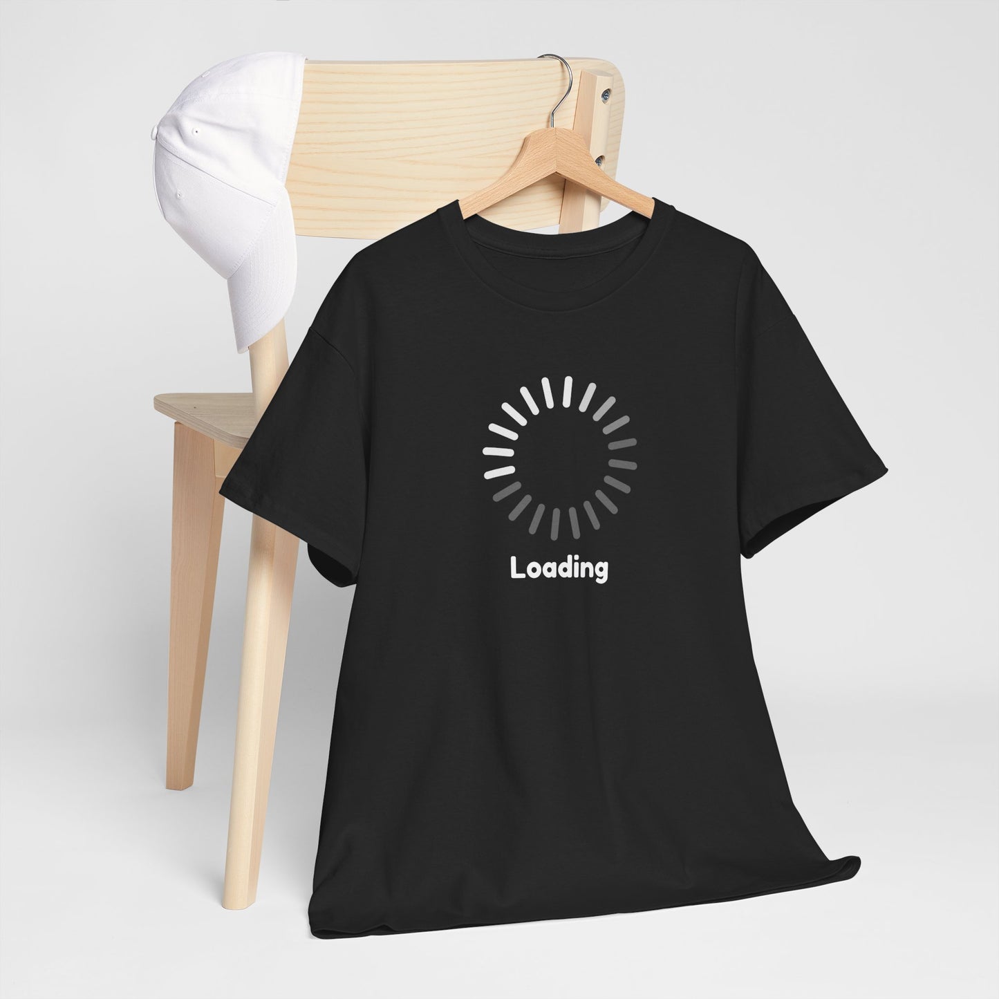 Minimalist Loading Icon Tech Humor Graphic Tee