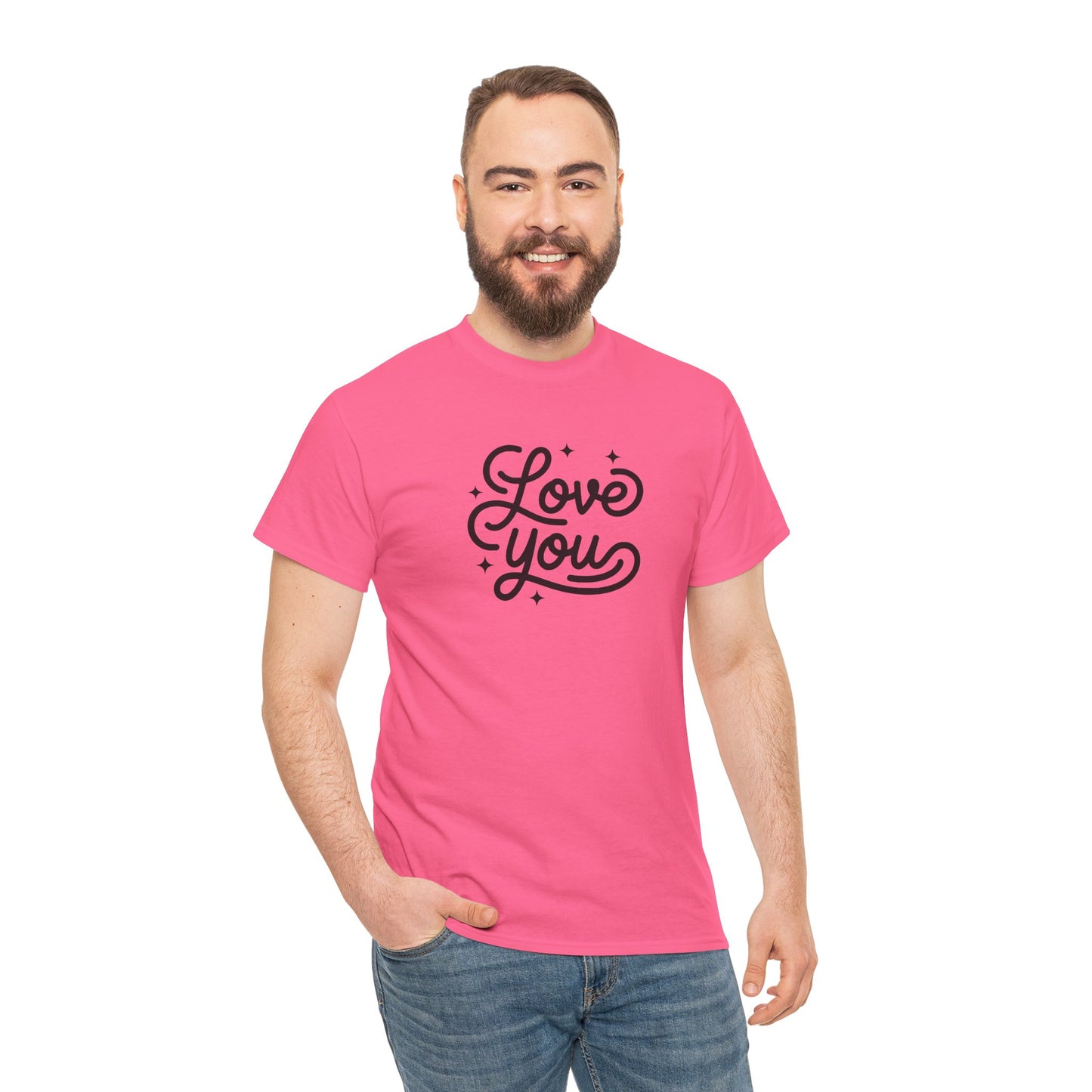 Love You Tee – Bold, Soft, Everyday Romance
