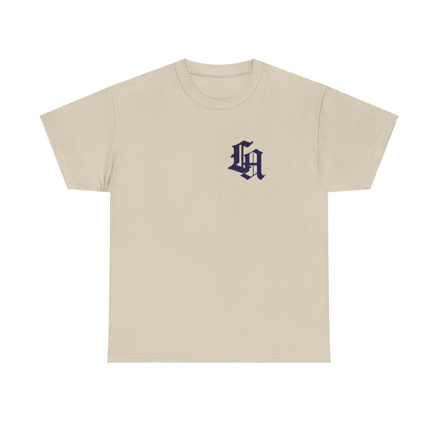 Gothic LA Minimalist Chest Tee: Premium Urban Streetwear