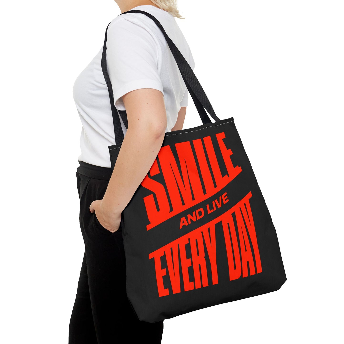 Smile and live every day Tote Bag