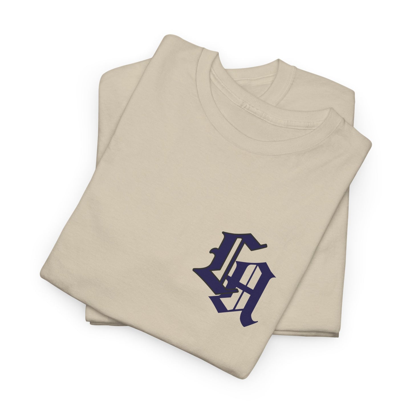 Gothic LA Minimalist Chest Tee: Premium Urban Streetwear