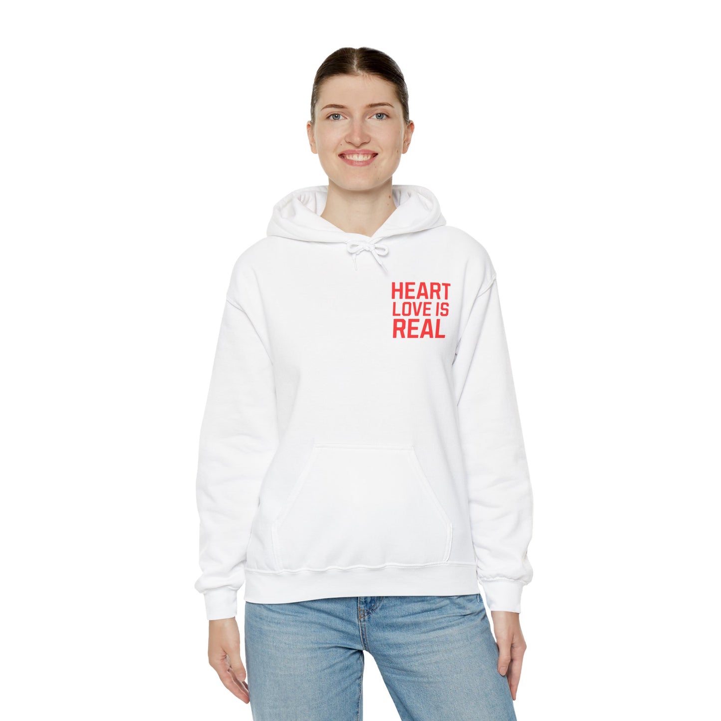 Heart Love Is Real Hoodie