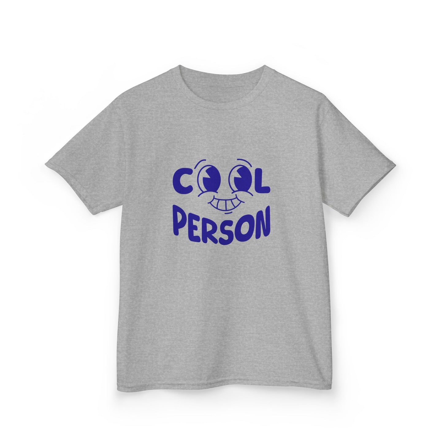 Positive Energy: Kids "Cool Person" Premium Smiley Graphic Tee