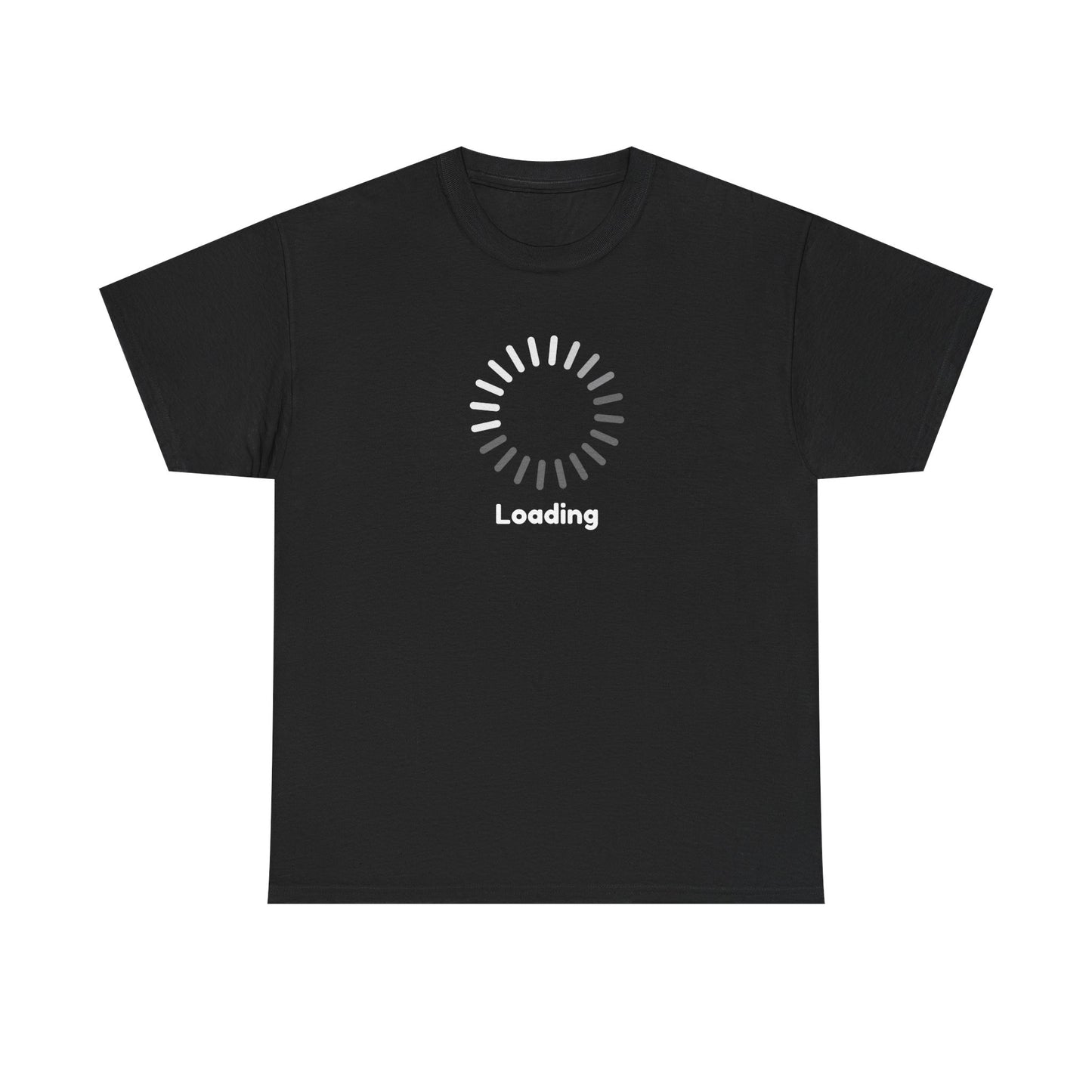 Minimalist Loading Icon Tech Humor Graphic Tee