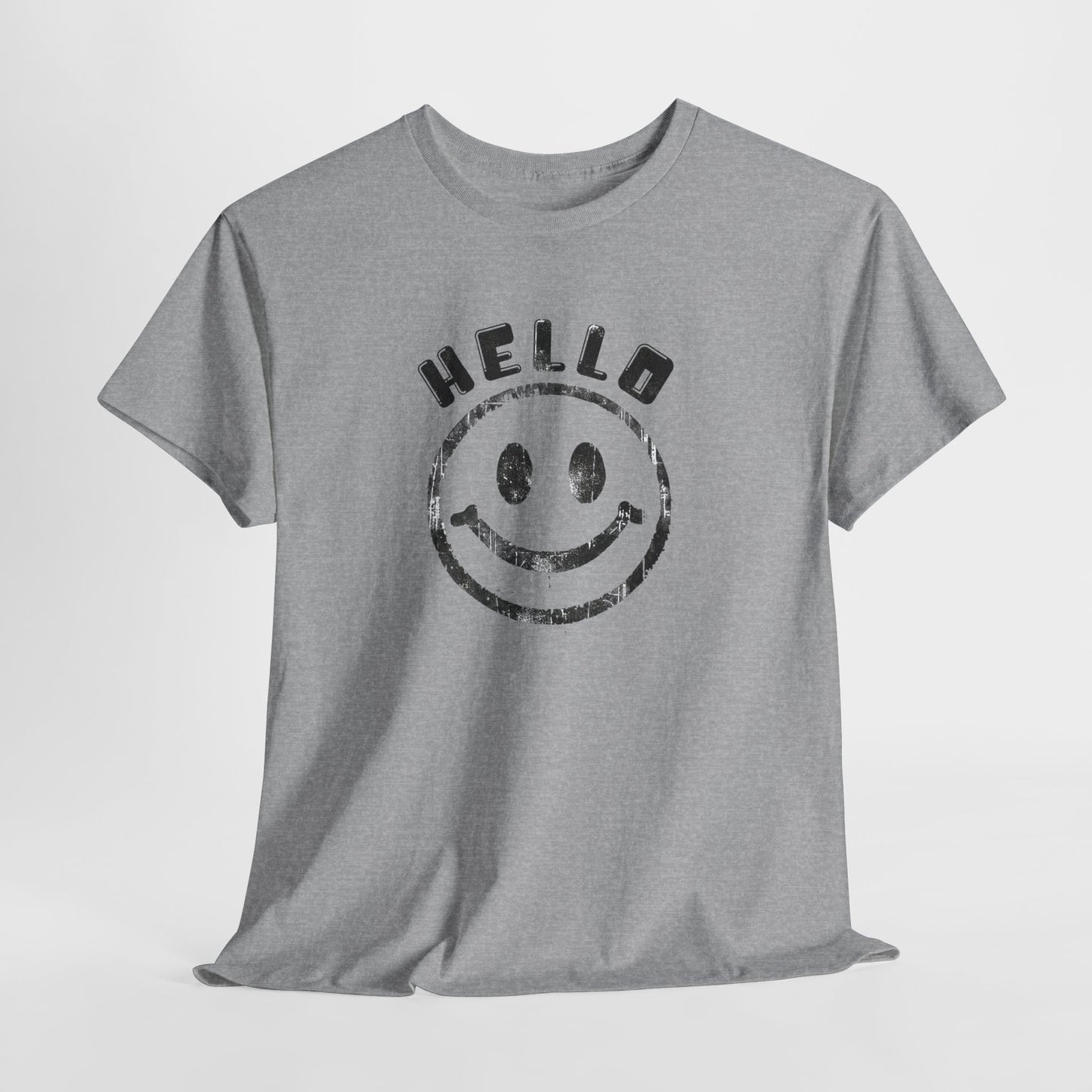 Hello Smiley Vintage Graphic Tee