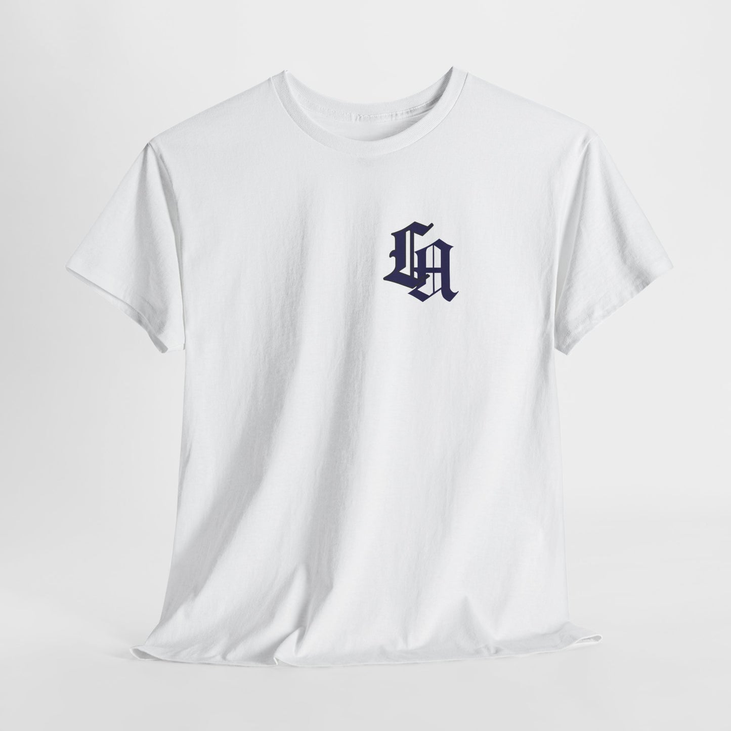 Gothic LA Minimalist Chest Tee: Premium Urban Streetwear