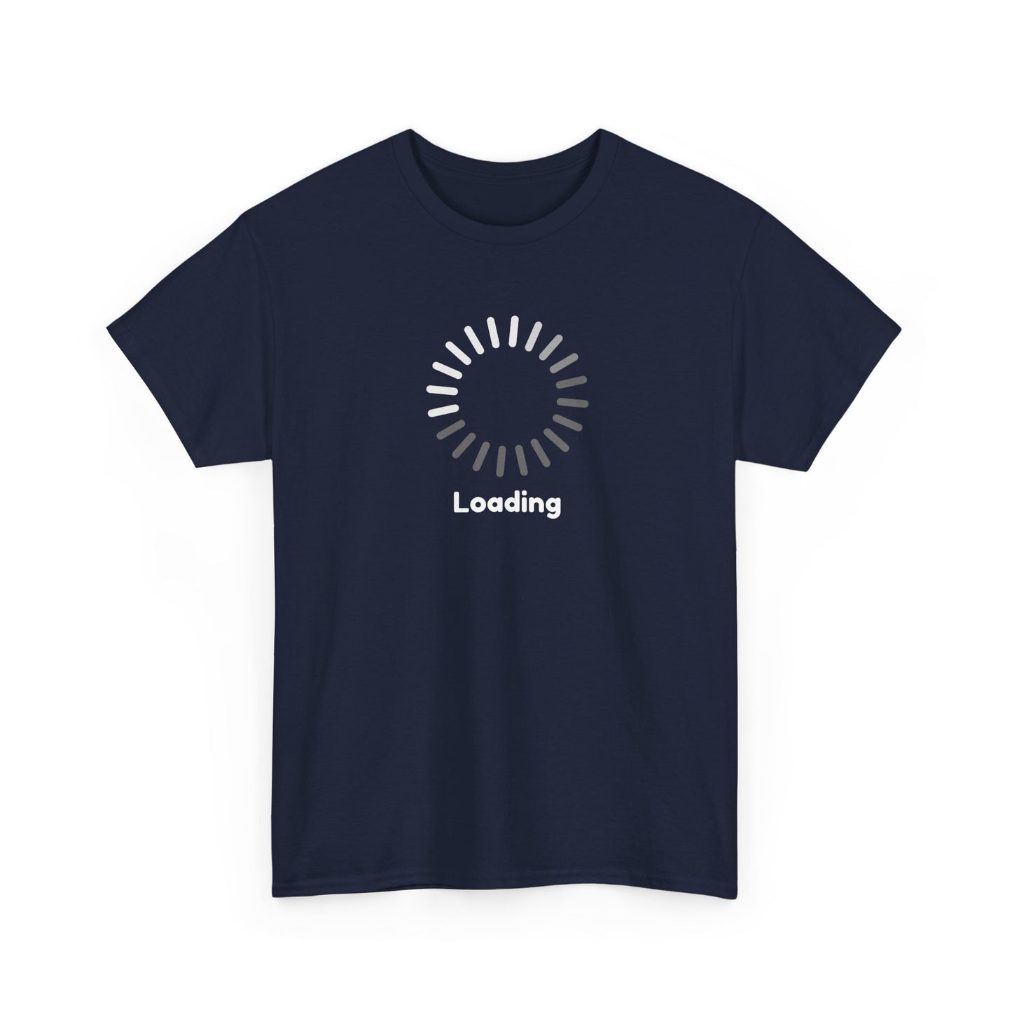 Minimalist Loading Icon Tech Humor Graphic Tee