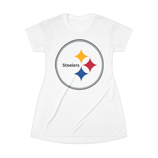 Game Day Steelers T-Shirt Dress (AOP)