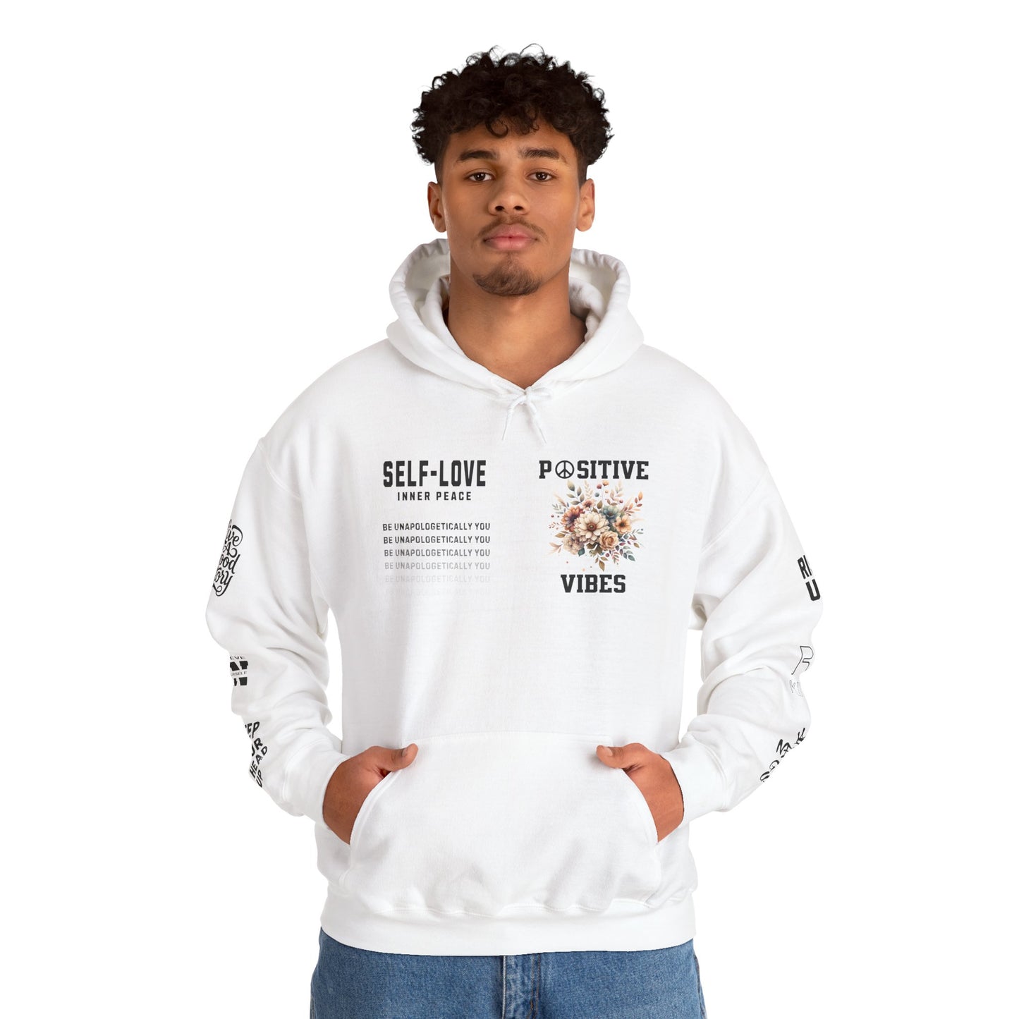 Positive Vibes Hoodie — Self‑Love