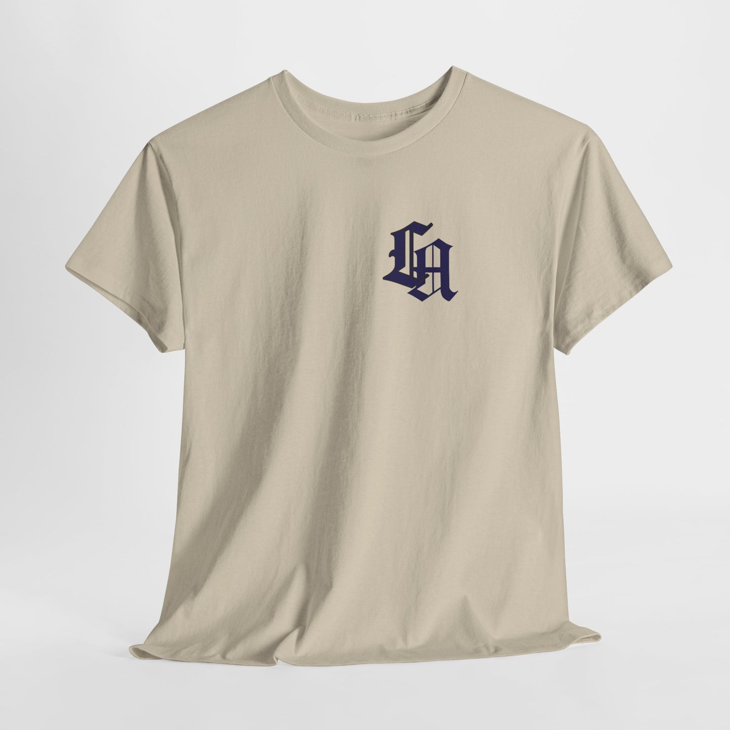 Gothic LA Minimalist Chest Tee: Premium Urban Streetwear