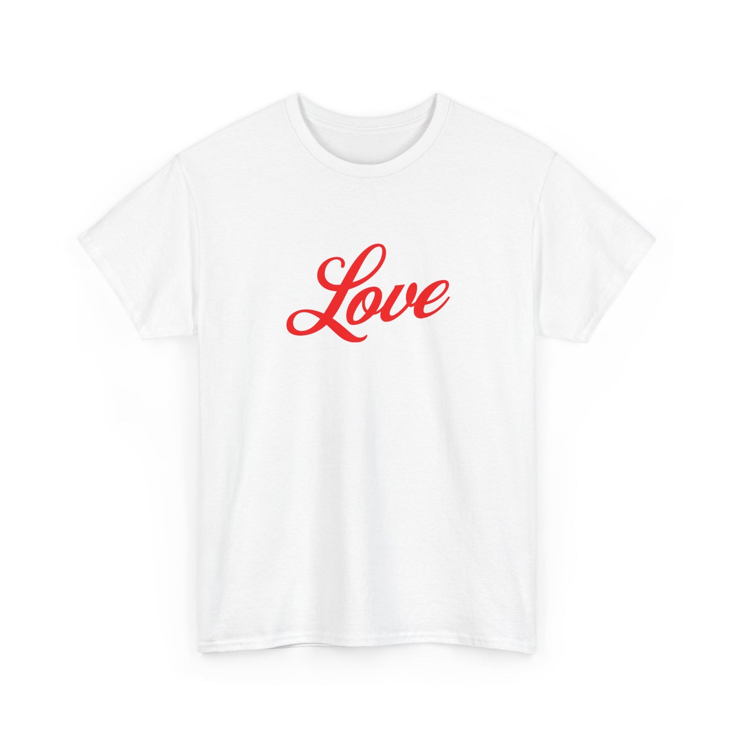 Minimal Love Graphic Tee — Simple Heart Design for Everyday Wear