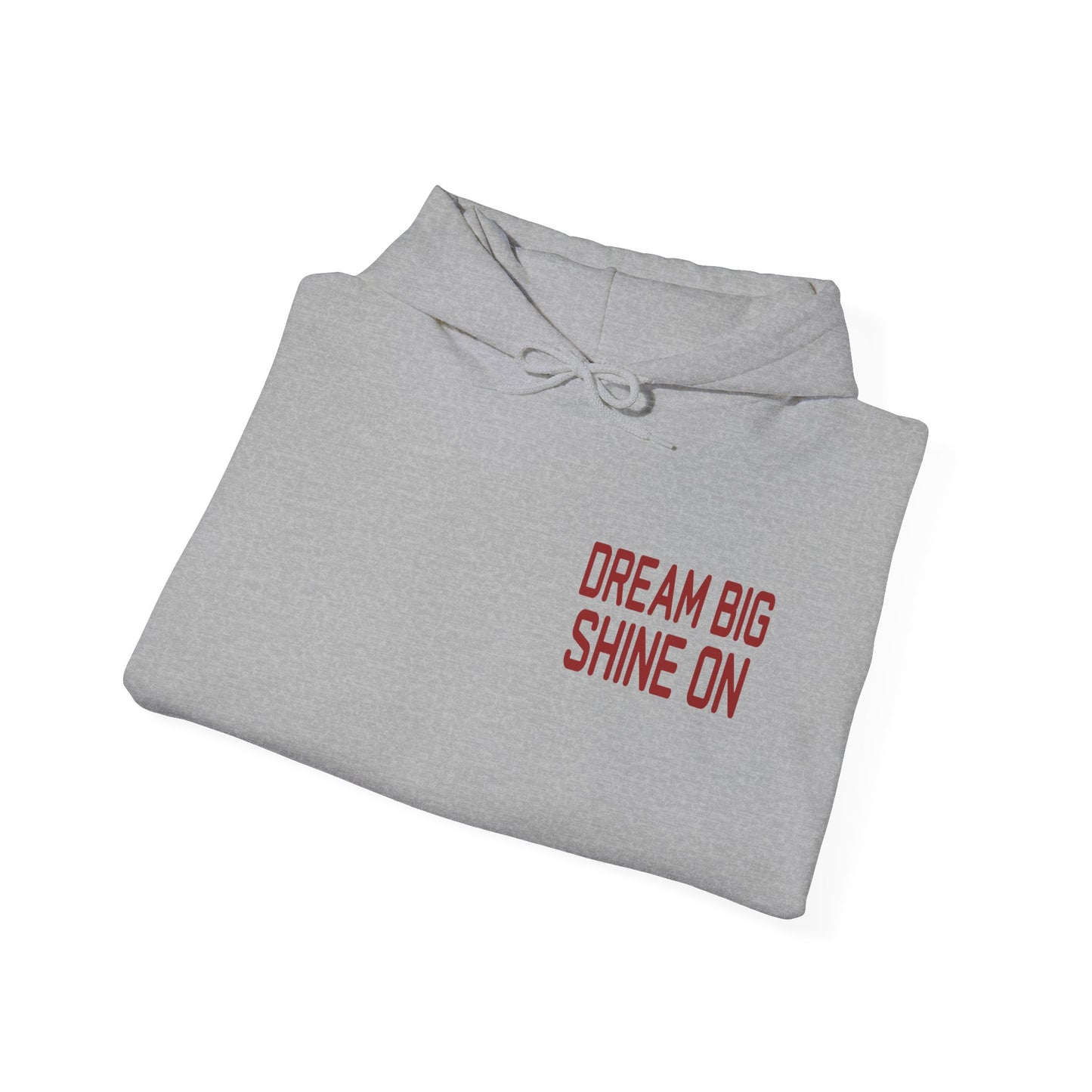 Dream Big Shine On: Inspirational Motivational Premium Hoodie