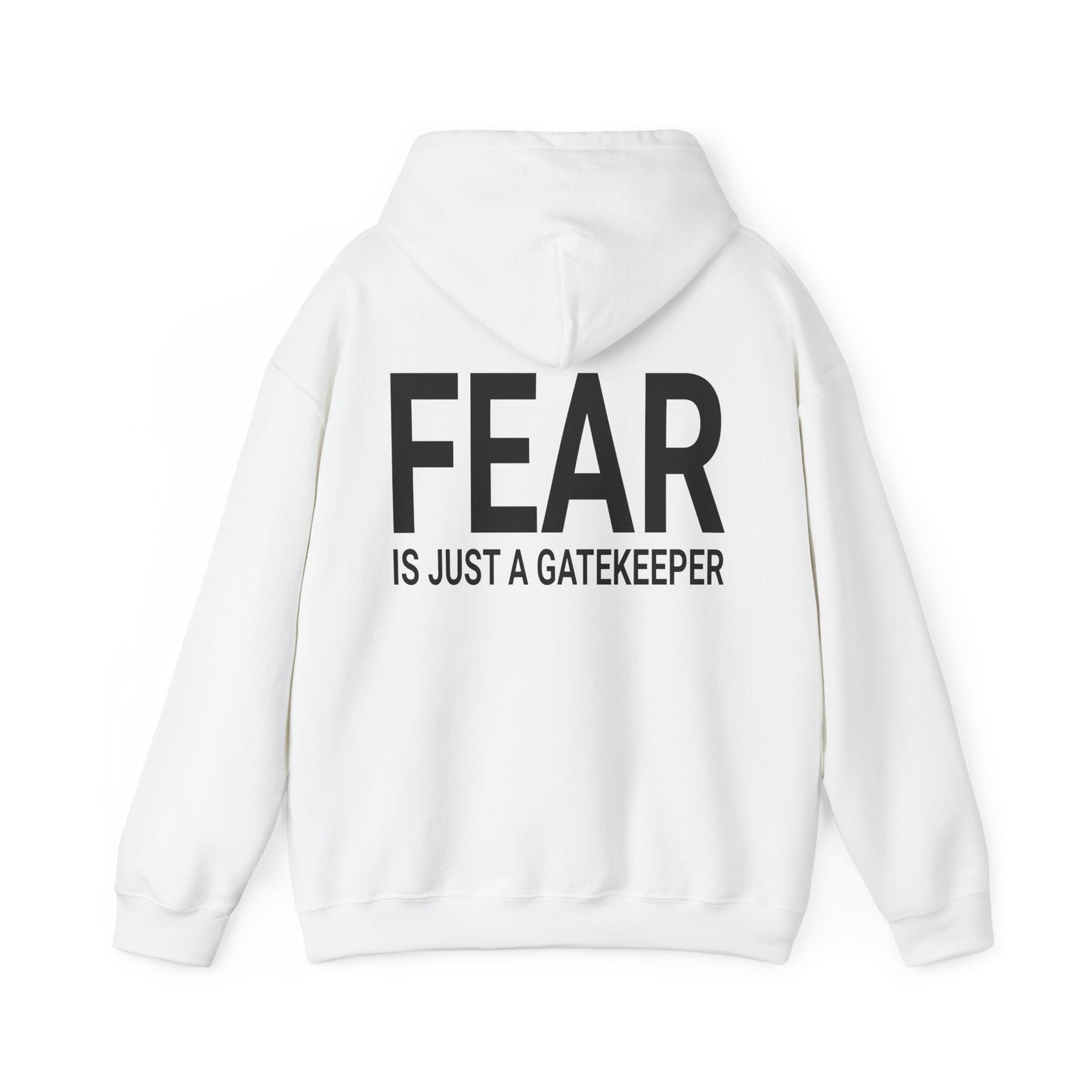 Fear Is Just a Gatekeeper Motivational Premium Hoodie