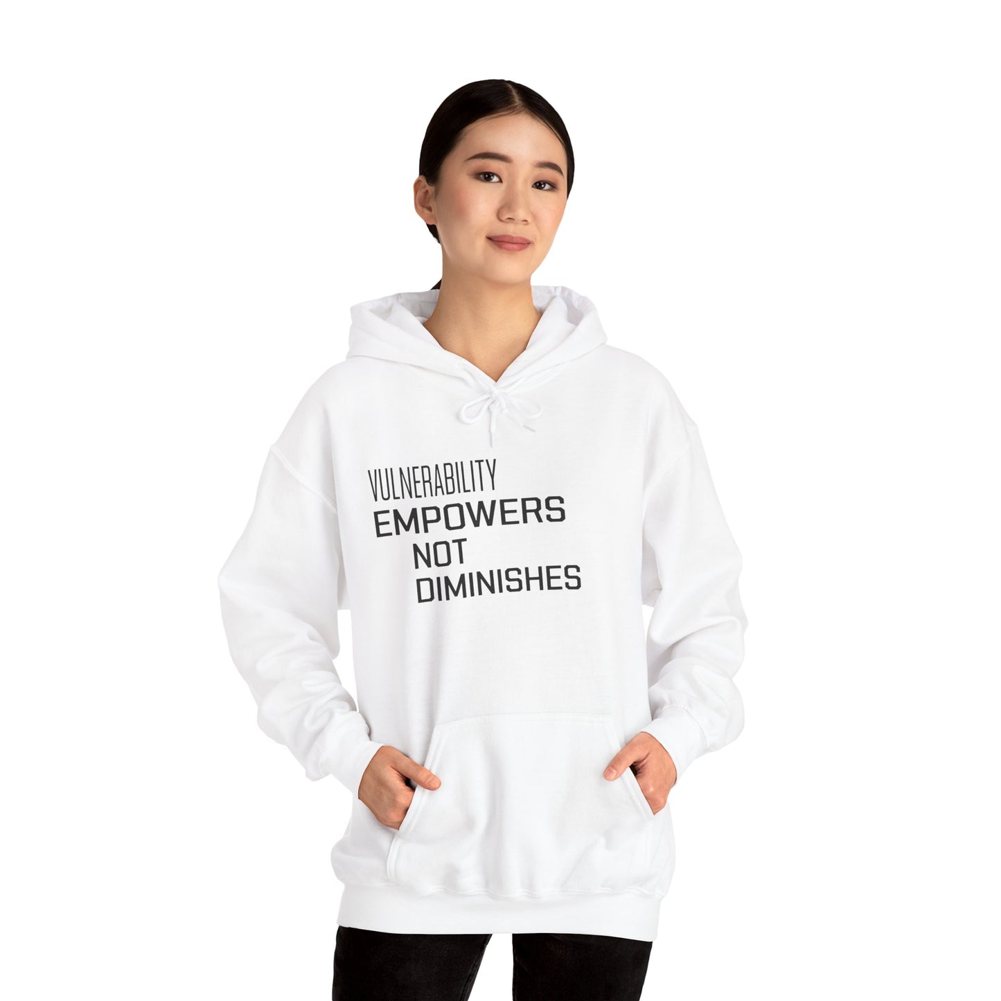 Vulnerability Empowerment Hoodie – Motivational Streetwear