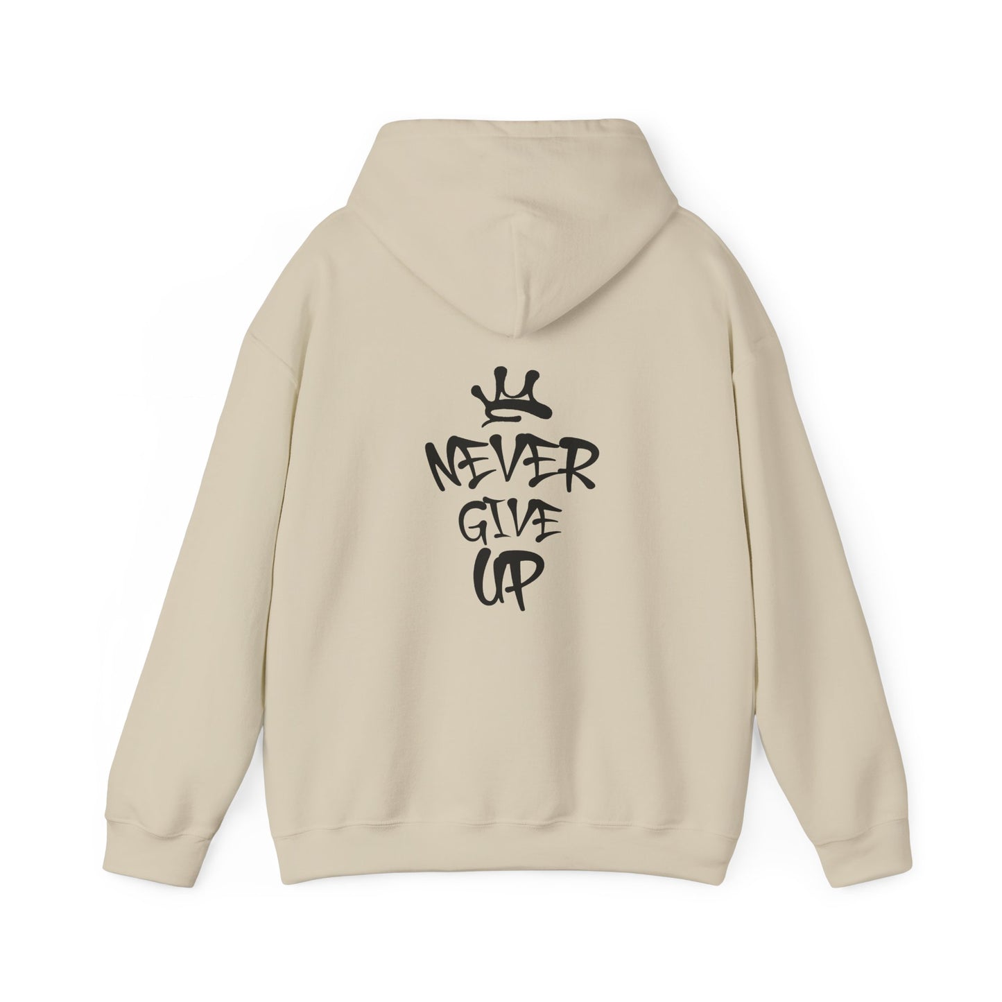 Never Give Up Motivational Hoodie