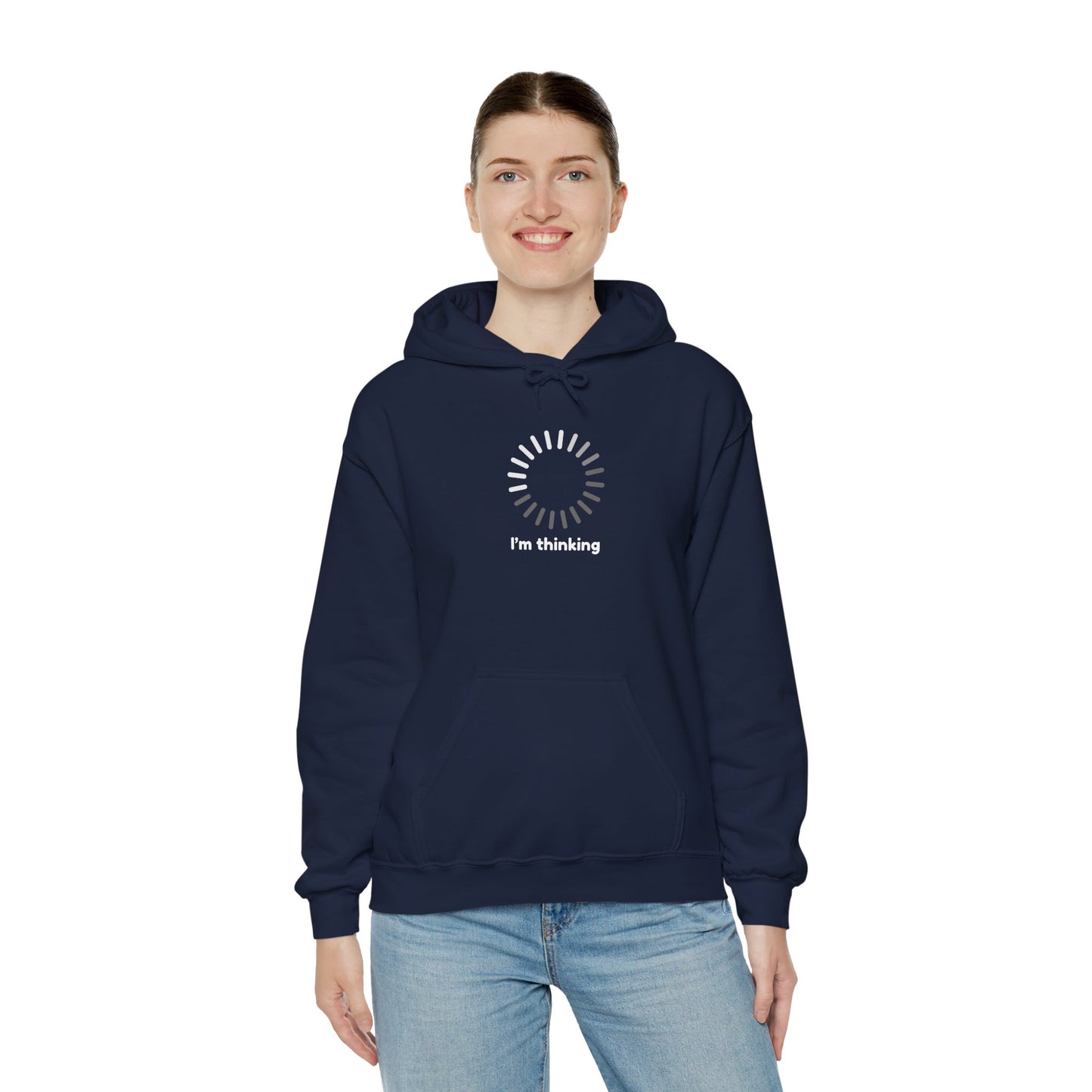 Thinking Unisex Hooded Sweatshirt