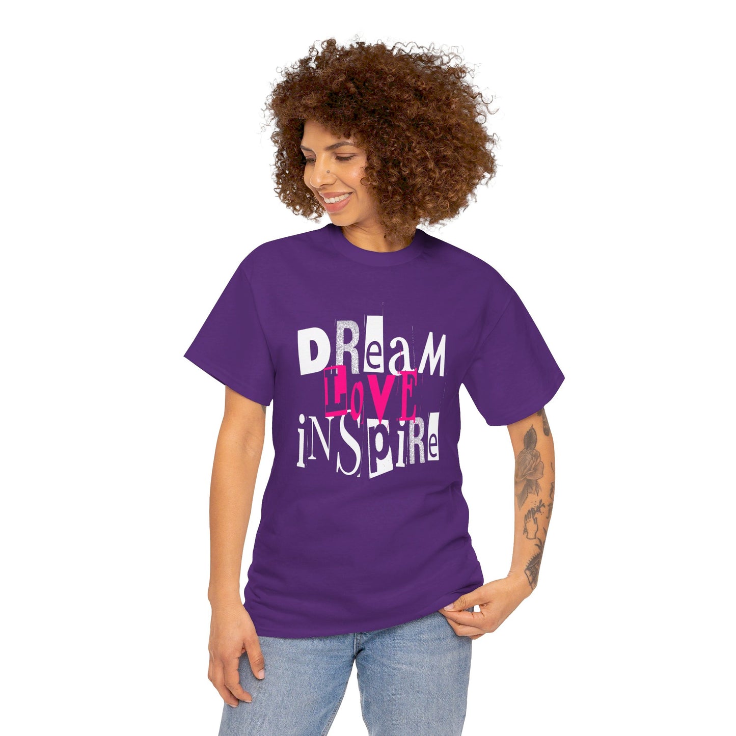 Dream Love Inspire Unisex Heavy Cotton Tee