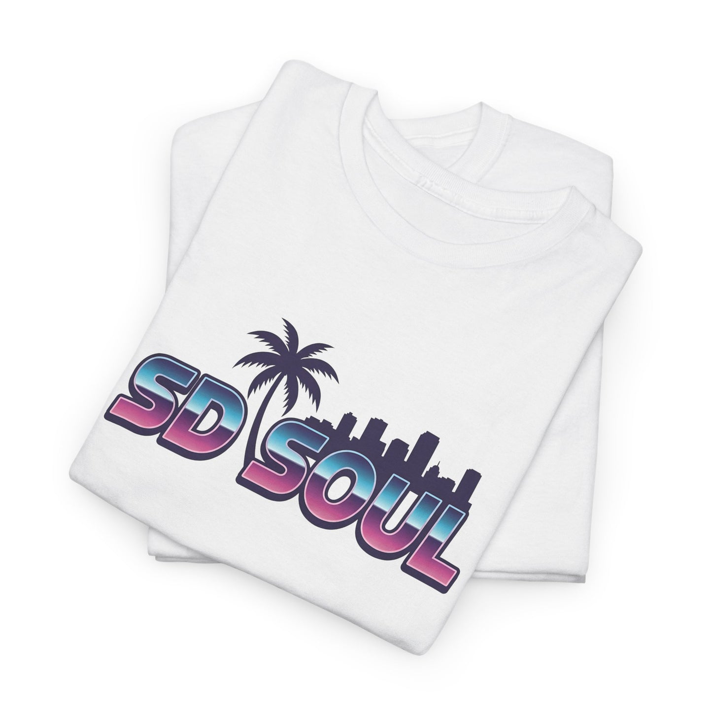 San Diego Soul: Retro Palm Premium Beach Vibe Tee