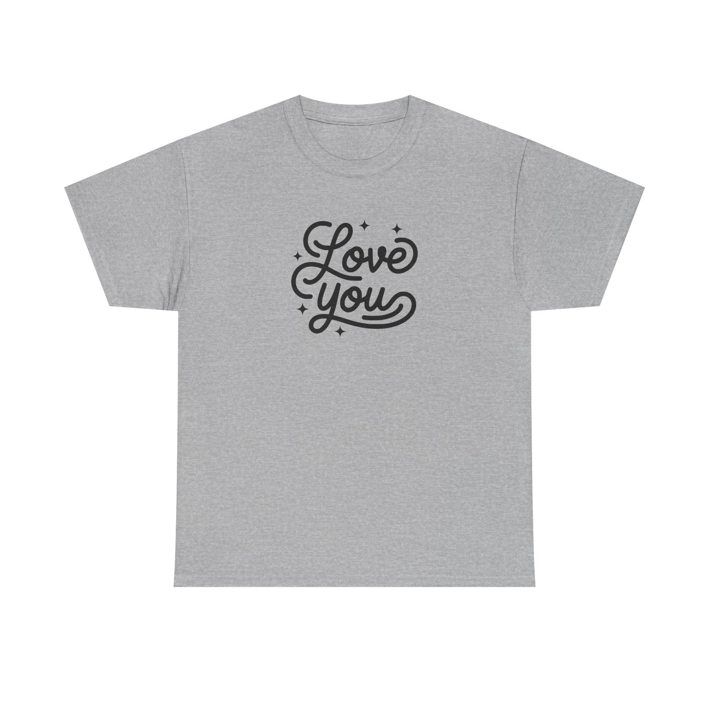 Love You Tee – Bold, Soft, Everyday Romance
