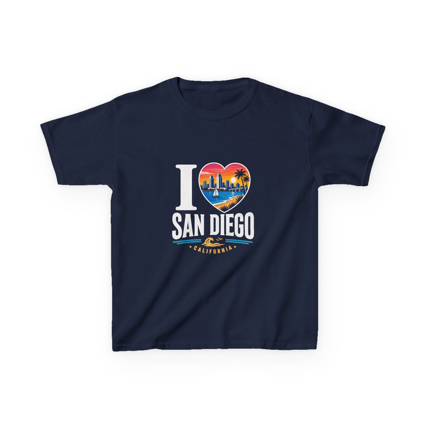 Kids I Heart San Diego Skyline Tee