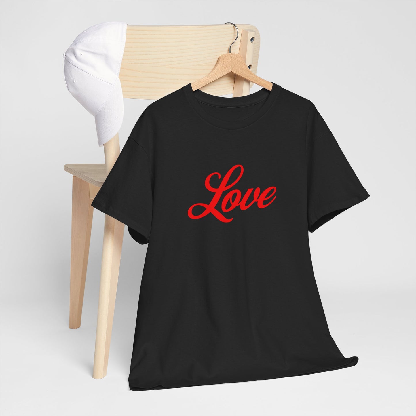 Minimal Love Graphic Tee — Simple Heart Design for Everyday Wear