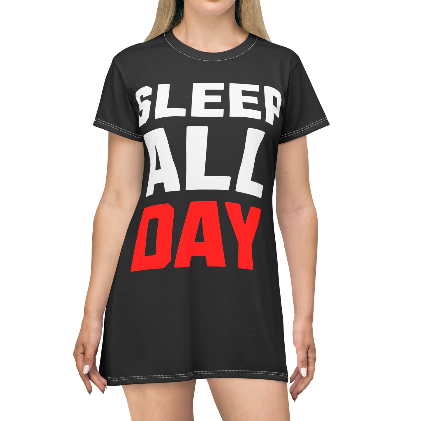 Sleep All Day Lounge T-Shirt Dress