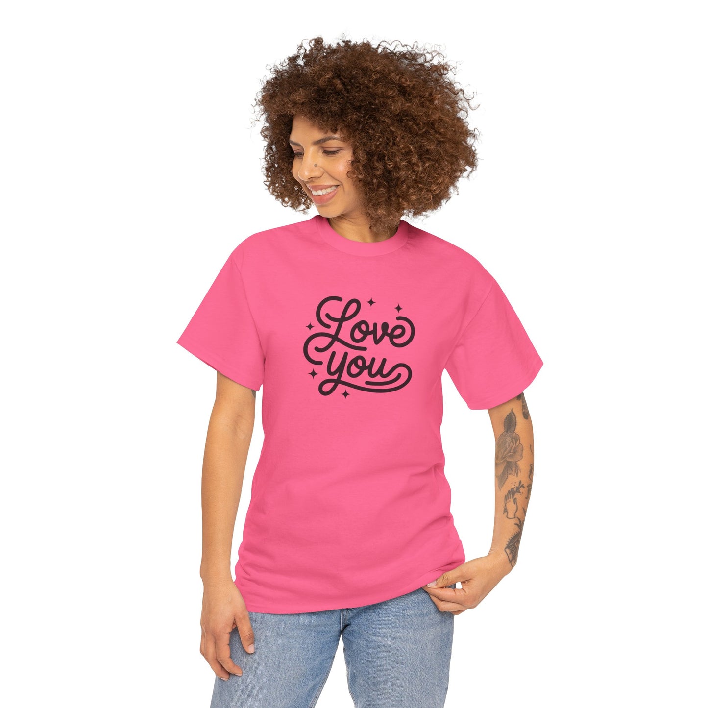 Love You Tee – Bold, Soft, Everyday Romance