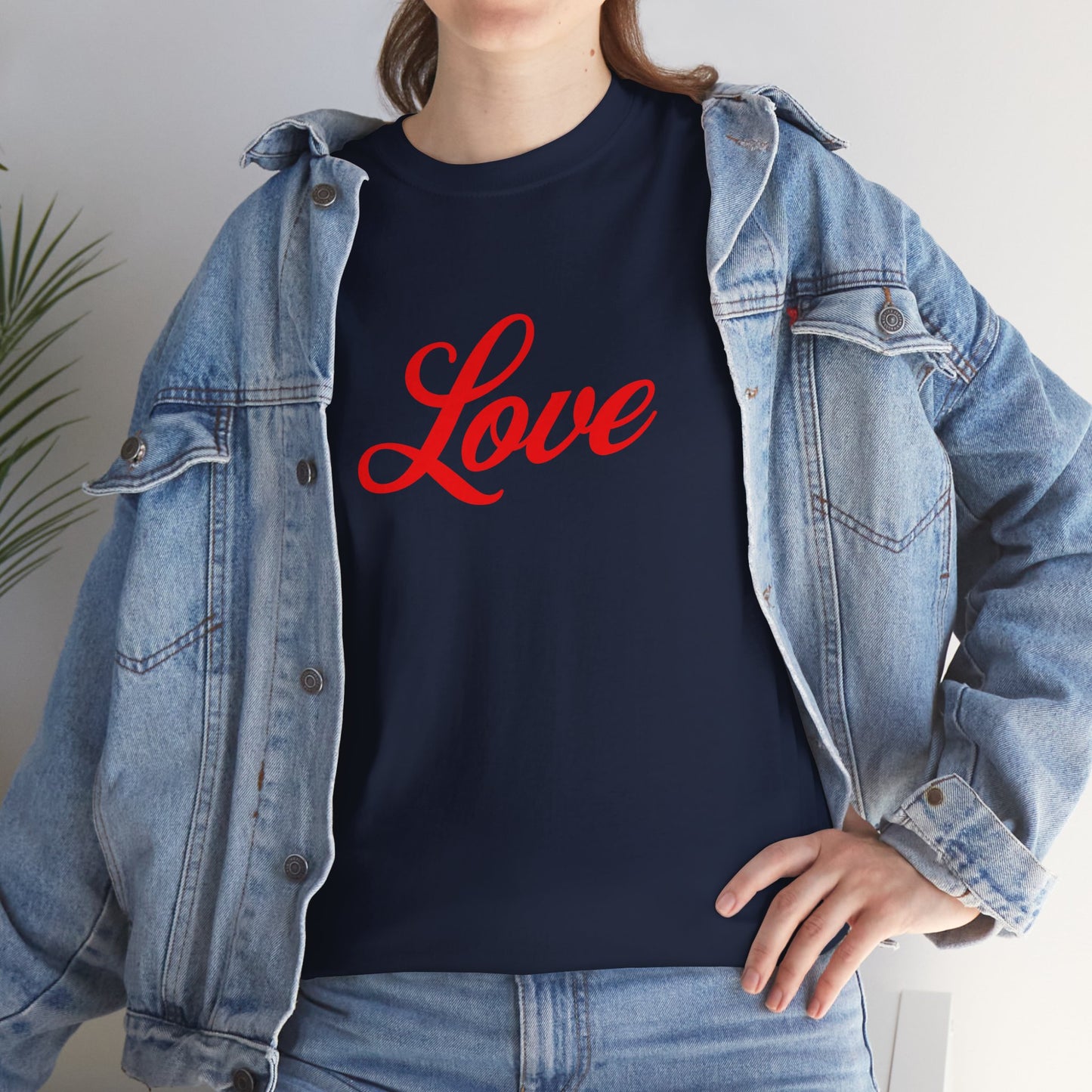 Minimal Love Graphic Tee — Simple Heart Design for Everyday Wear