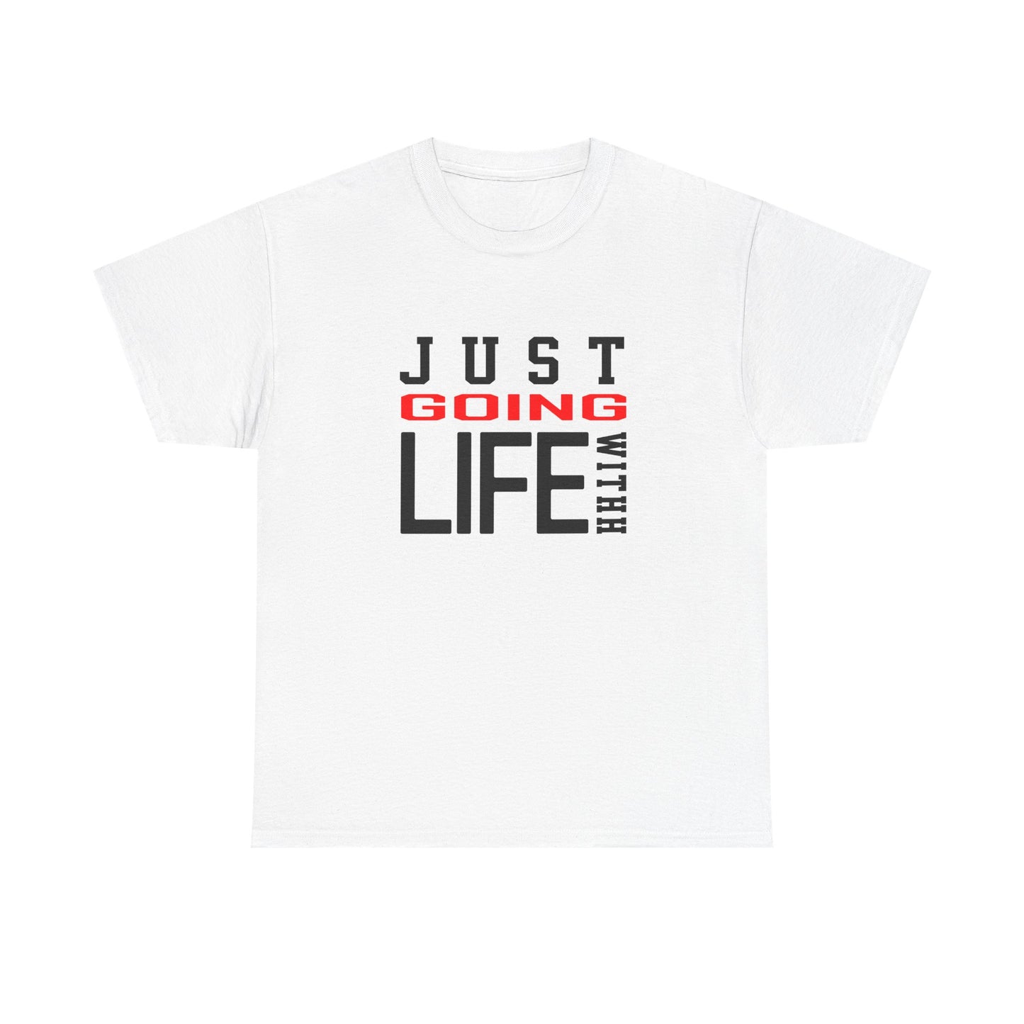 Just Going With Life Premium Aesthetic Minimalist Tee